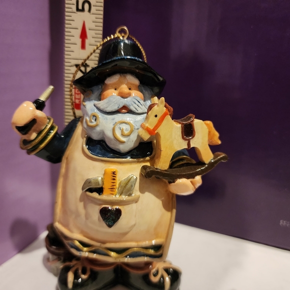 Toymaker Santa Ornament - Picture 6 of 6